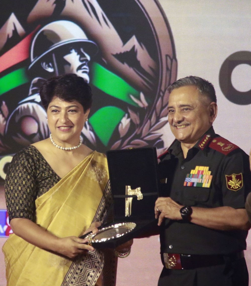 New Delhi: Chief of Defence Staff (CDS) General Anil Chauhan during Kargil Vijay Diwas Event at Le Meridien Hotel in New Delhi on Thursday July 18,2024. (Photo: IANS/Qamar Sibtain)