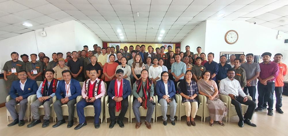 Dignitaries and participants of structured meet of LPG distributors and training with delivery boys in Kohima on July 12. (Morung Photo)
