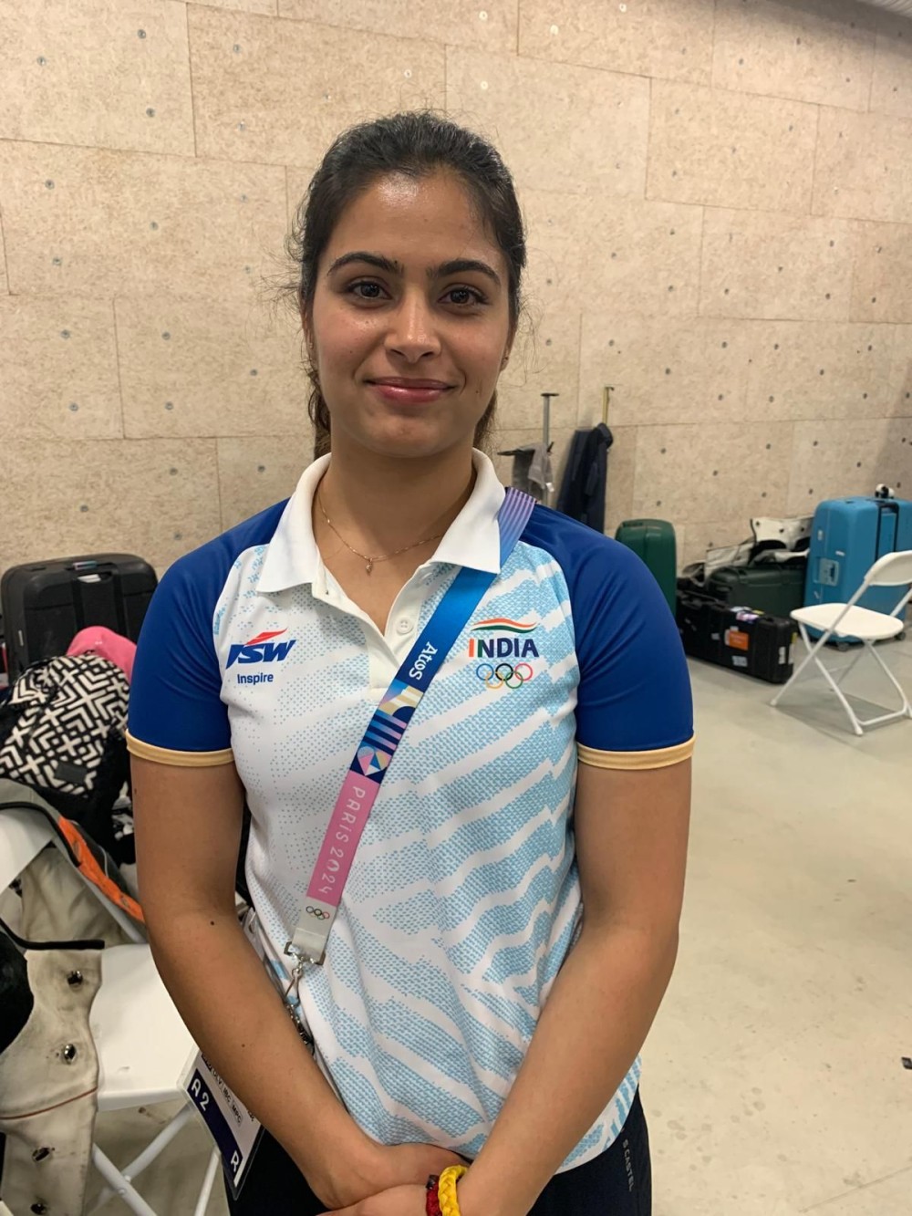 Manu Bhaker shines on day of near misses for India as China take first gold in shooting at the 33rd Olympic Games in Paris, France, on Saturday. Photo credit: NRAI