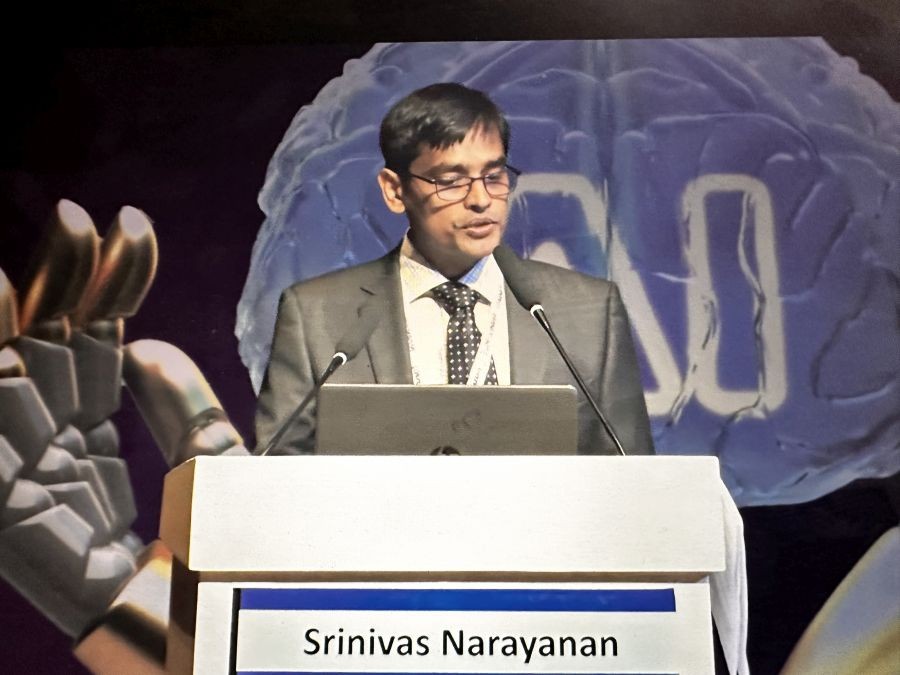 Srinivas Narayanan. (IANS Photo)
