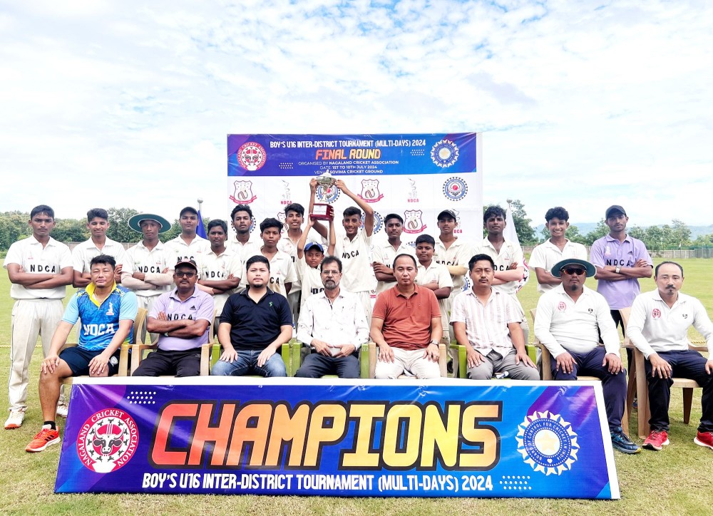 The winners of the Boys U16 Inter-District (Multi-Days) Tournament 2024.