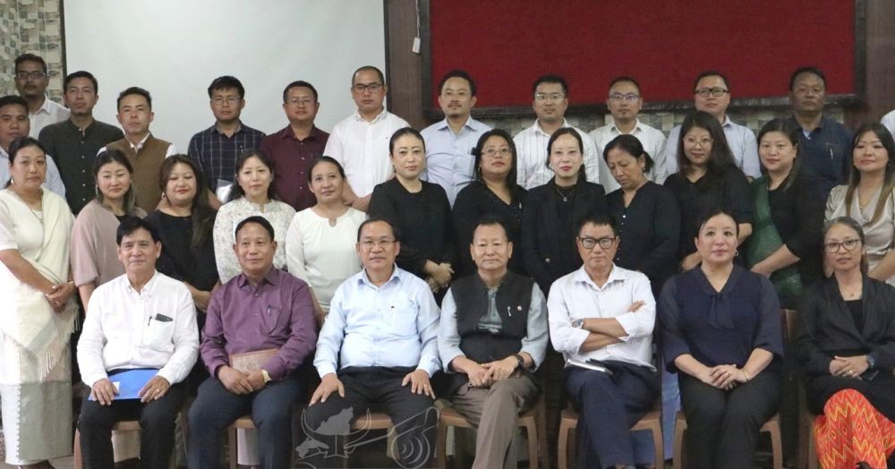 Commissioner & Secretary, RD, Kevisa Kense, IAS along with Director, RD & SIRD Officials during the valedictory function on rural development foundation course 2024 at SIRD Conference Hall, Kohima on July 11. (DIPR Photo)