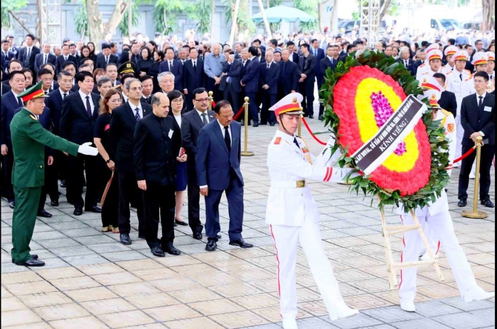 NSA Doval attends state funeral of Nguyen Phu Trong in Hanoi, holds talks on strengthening India-Vietnam strategic ties
