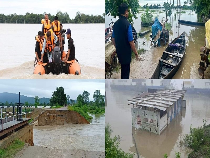 Flood situation deteriorates in Assam; death toll rises to 46, over 16L affected