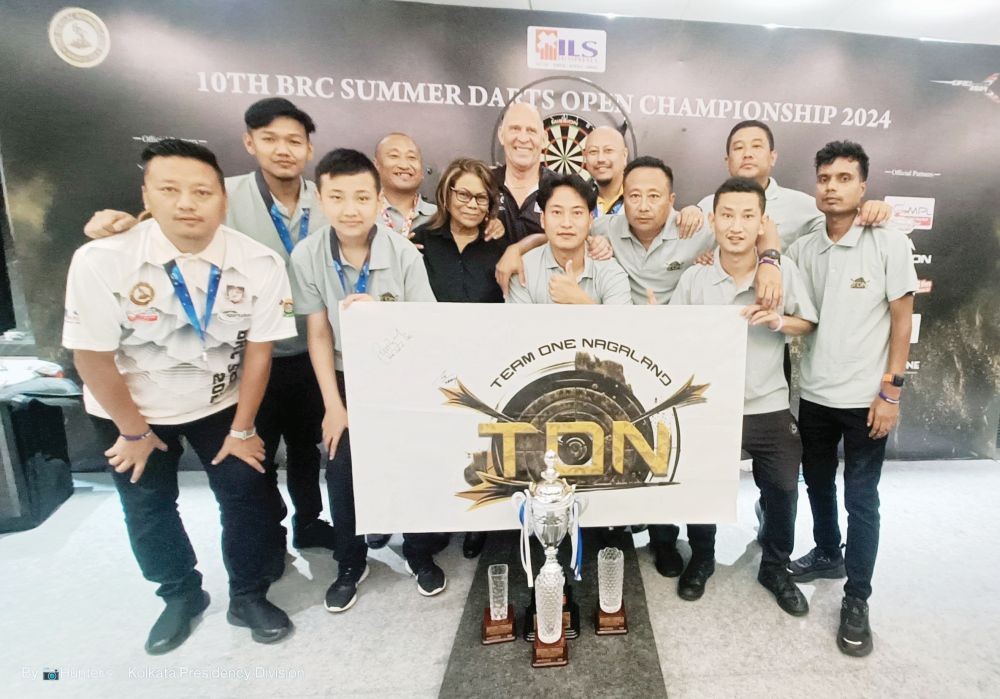 Team from Nagaland at BRC Summer Darts Open championship 2024