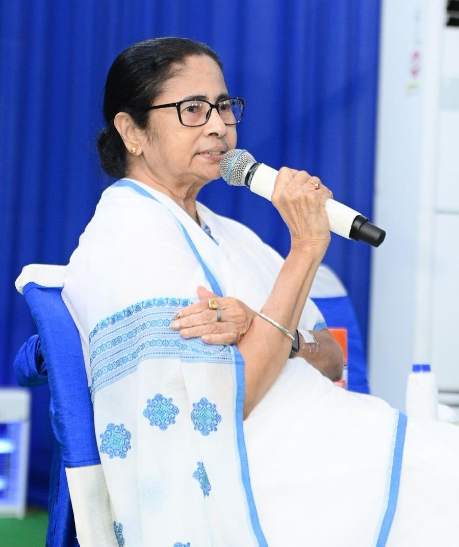 Chief Minister of West Bengal Mamata Banerjee addresses the media in New Delhi on Friday July 26, 2024.(Photo: IANS/X/@AITCofficial)