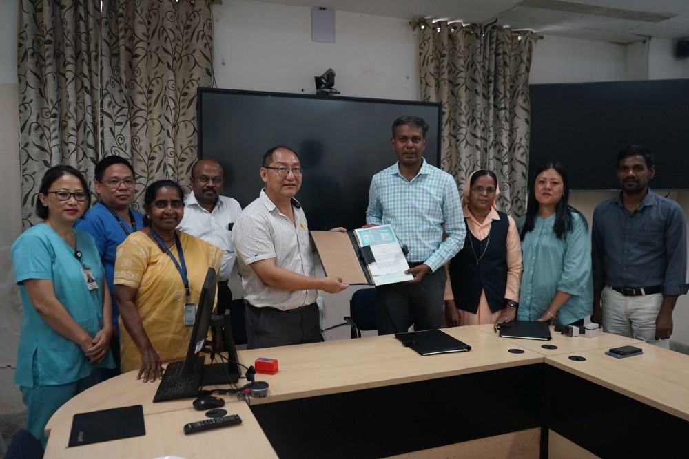 An MOU was signed between CHISR and St Joseph University was signed on July 1.