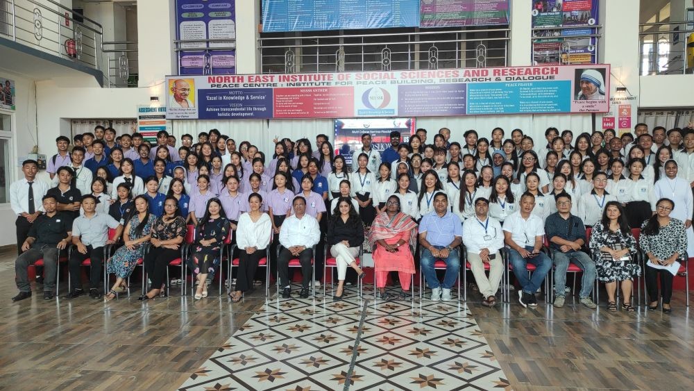 Participants and delegates at the seminar conducted at the NEISSR on August 22.