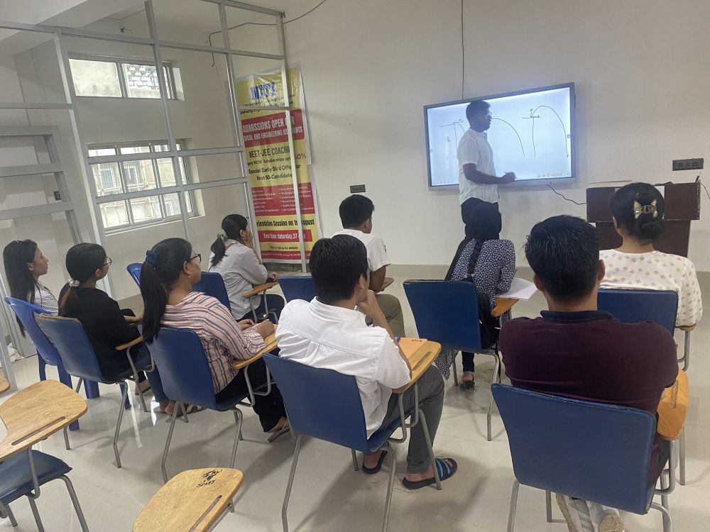 Students at NITI Academy Dimapur.