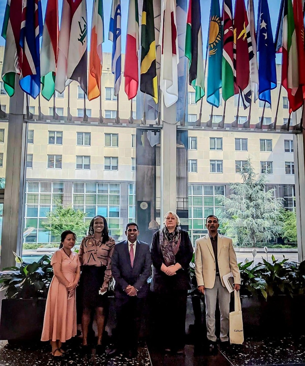 Akangjungla, Director of News and Administration, The Morung Express and other participants of the International Visitor Leadership Program at the US Department of State, Washington DC on August 29. (Morung Photo)