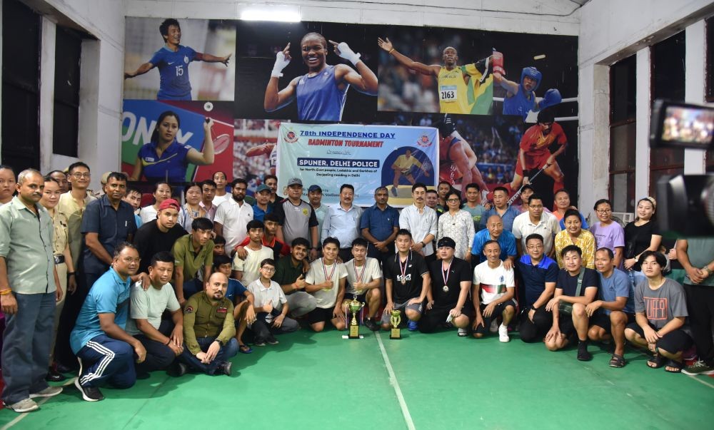 The Special Police Unit for North-Eastern Region (SPUNER), Delhi Police, organized the 78th Independence Day Badminton Tournament at Jawaharlal Nehru Stadium from August 8 to 9.