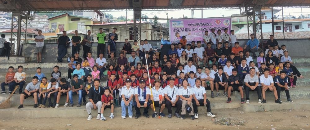 Mokokchung Athletics, in collaboration with Nagaland Athletics, celebrated National Javelin Day by organizing a javelin throwing competition at the Imkongmeren Sports Complex in Mokokchung on August 7. (Morung Photo)