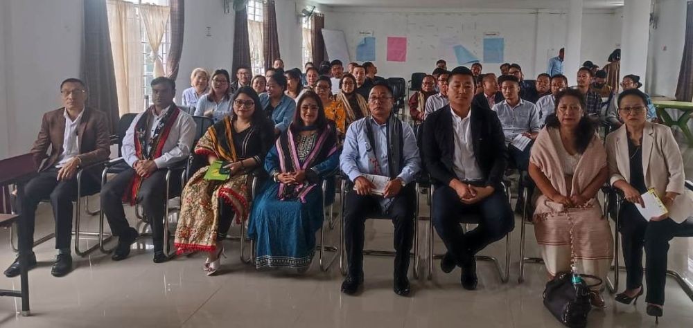 Wonthungo Tsopoe with resource persons and others during the inaugural programme of Capacity building under ULLAS 2024 in Kohima on August 21. (Morung Photo)