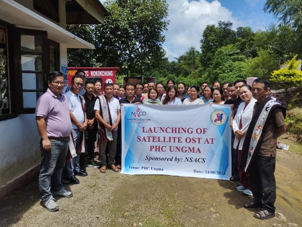 A Satellite Opioid Substitution Therapy (OST) was launched at the Primary Health Centre (PHC) in Ungma on August 24. (Morung Photo)