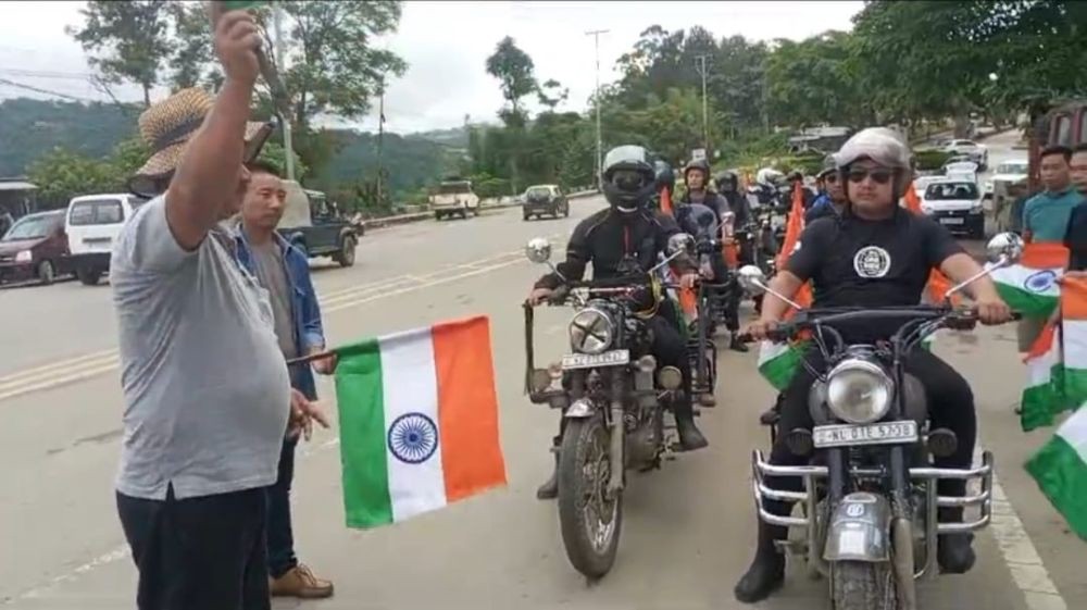 Bike Rally during Har Ghar Tiranga on August 13.