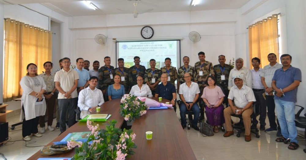 Training cum workshop on scientific beekeeping for sustainable honey production & pollination was held at SAS: NU.