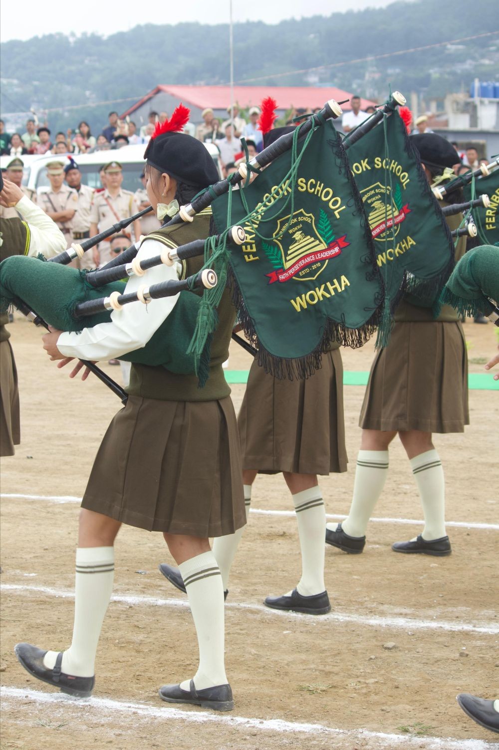 Fernbrook School Wokha, the band party participated in the parade during the 78th Independence Day at local ground, Wokha Town.