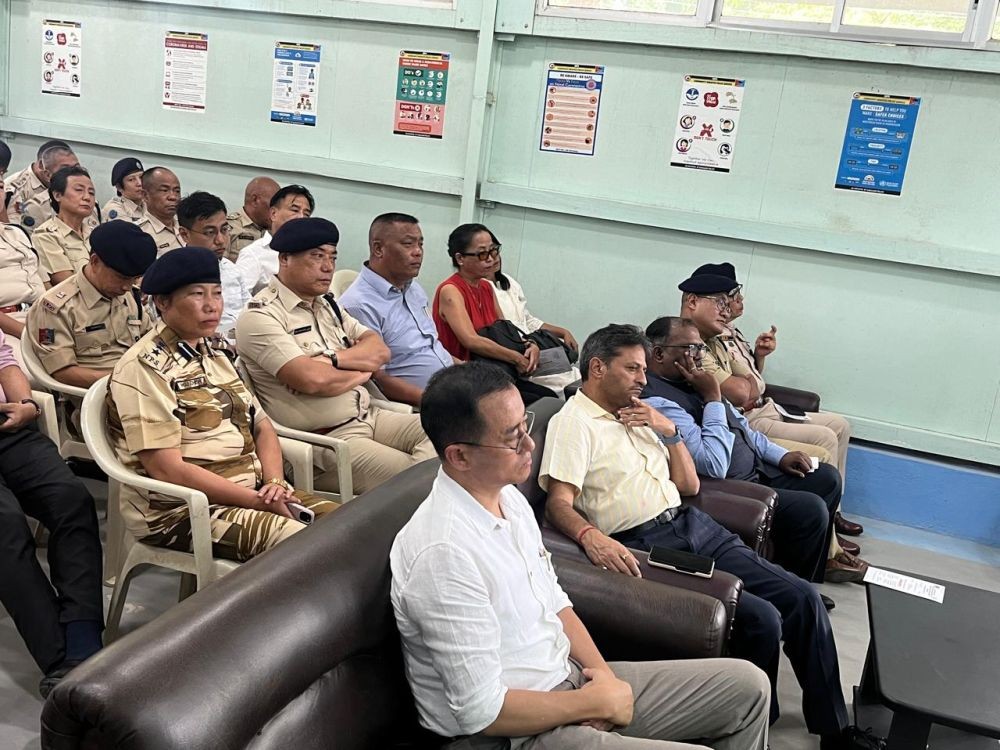 Officials and guest during the launch of the Opioid Substitution Therapy (OST) centre at Nagaland Police Referral Hospital (NPRH), Chümoukedima on August 14. (Morung Photo)