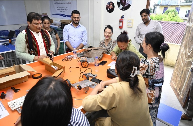 A day-long capacity building workshop for teachers of 10 government schools on Atal Tinkering Mission was held at Government High School, Darogapathar, Dimapur.