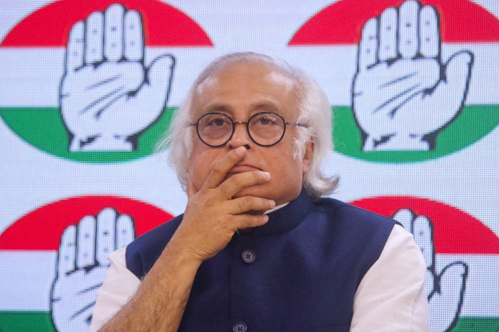 New Delhi : Congress leader Jairam Ramesh during a press conference at AICC headquarters in New Delhi on Thursday, May 30, 2024. (Photo: IANS/Qamar Sibtain)