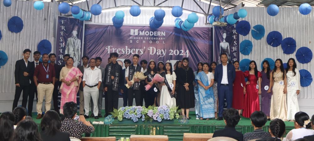 Modern Higher Secondary School, Kohima held its freshers’ day on August 3.