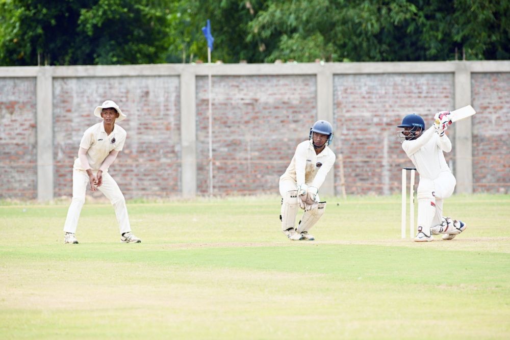 Players in action during the second day of the ongoing 2nd NECDC Senior Men’s Interstate Friendship Tournament 2024 on September 24. (Photo Courtesy: NCA)