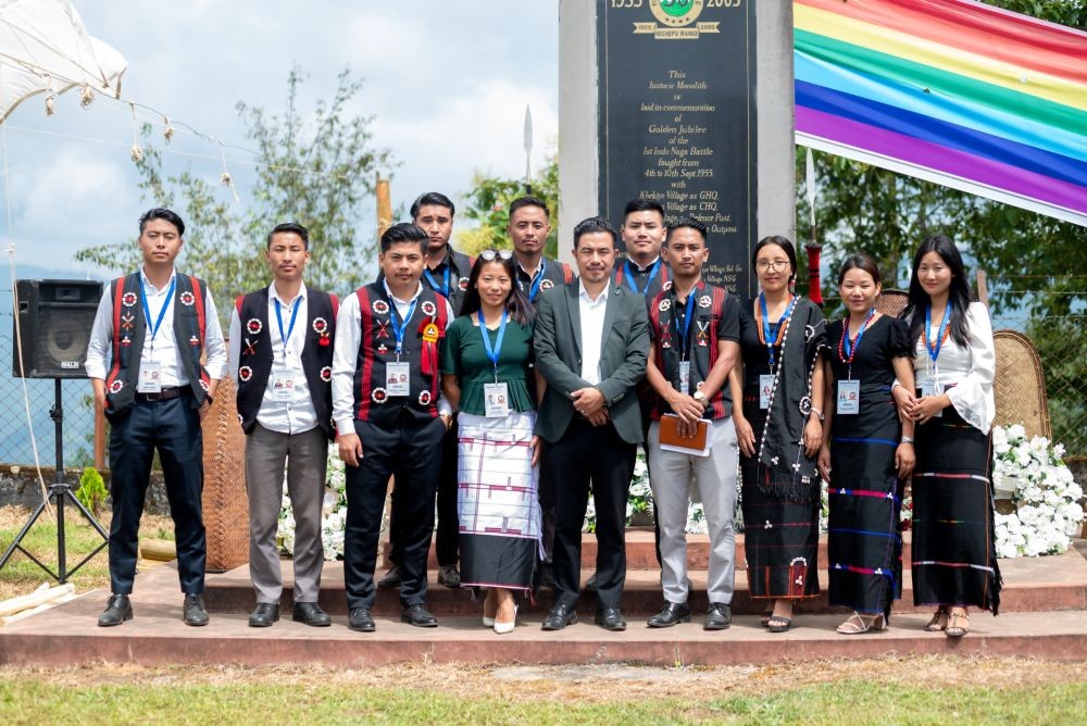 Participants of the programme to commemorate the 69th Anniversary of the 1st Indo-Naga Battle.