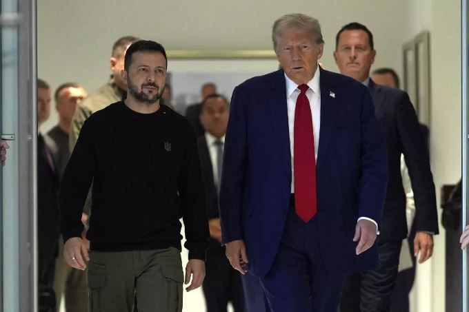'Ukraine counts on US support no matter who wins election', says Zelensky during meeting with Trump