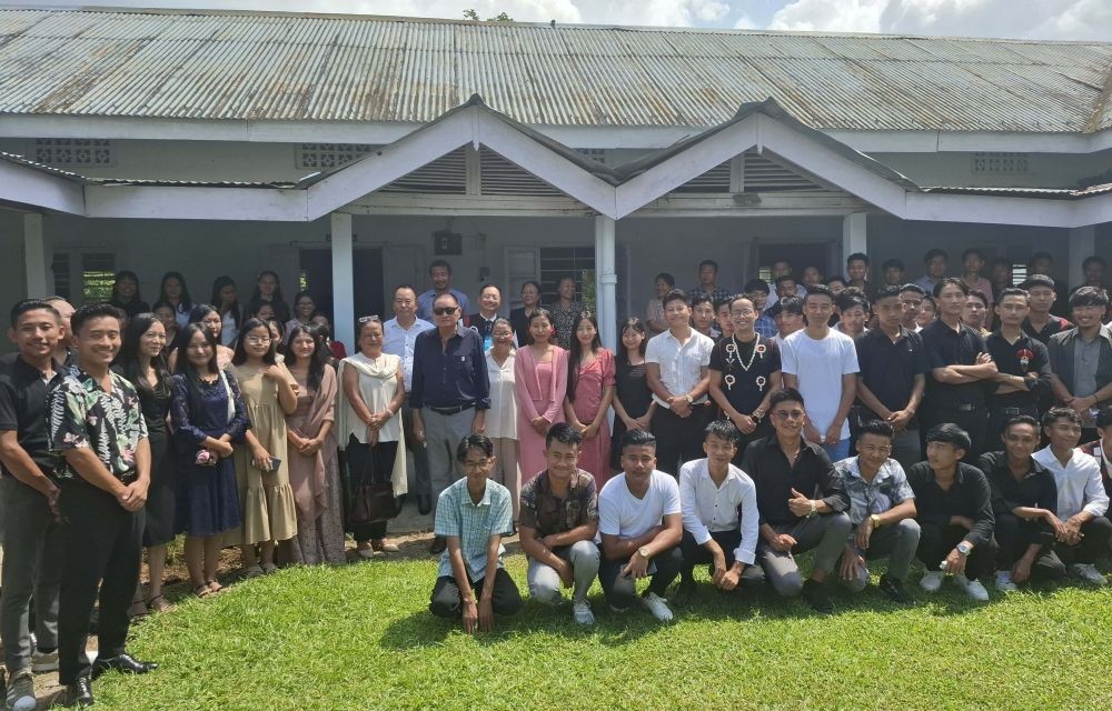 Kazheto Kinimi with others during 29th Batch VFA trainees orientation cum freshers day on September 20.