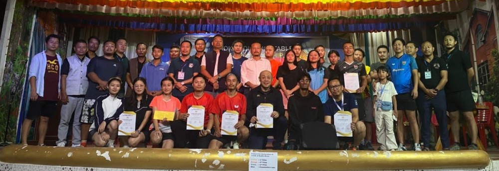 C Hachio Patton, PRO to Deputy Chief Minister along with WDTTA members and participants.