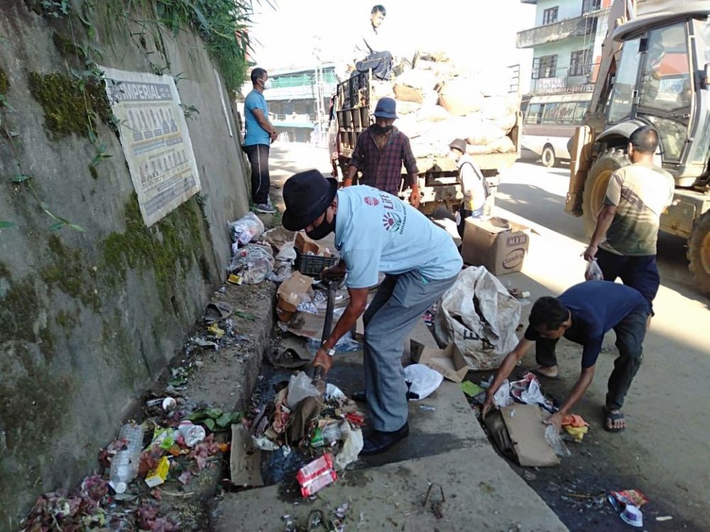 Wokha Town Council conducted a clean-up initiative as part of the Swachhata Hi Seva Activities 2024 from September 20 to 23.