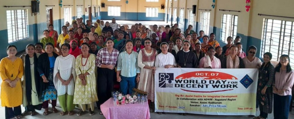 World day for Decent Work was observed at Assisi auditorium, Dimapur on October 7.