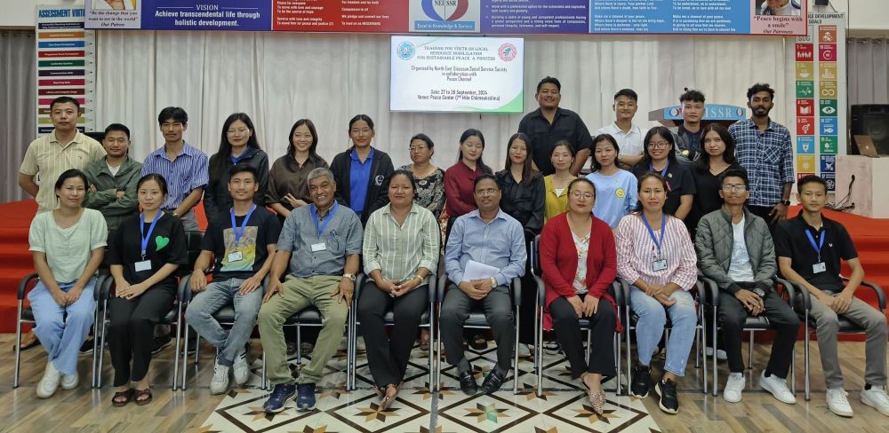 The Peace Channel, in collaboration with the NEISSR conducted a five-day training program on peace building at the Peace Centre in Chümoukedima.