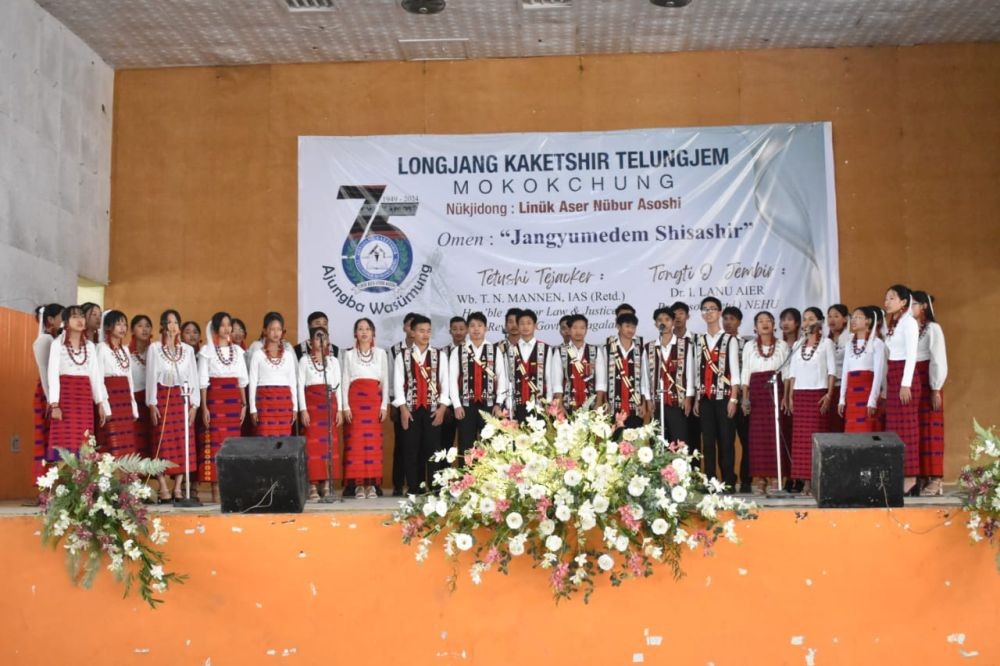 A song being presented during the celebration of the LKTM’s 75th jubilee.