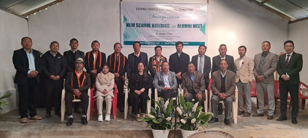 Dignitaries and others during the inauguration of the new school building of LCS on November 23.