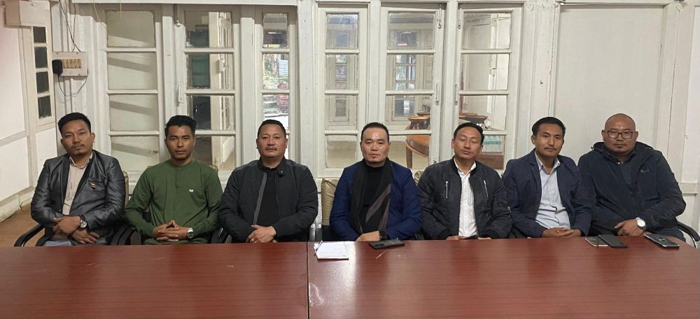 Leaders during 3rd Nagaland Tribal Youth Organisation Meet at Kohima on November 15.