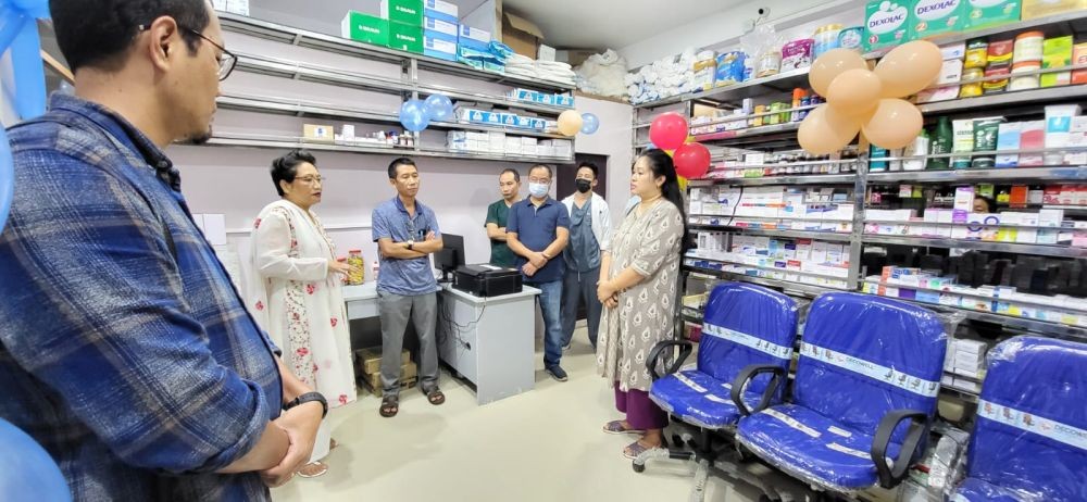 A moment during the dedication of Citizen’s Welfare Pharmacy at Imkongliba Memorial District Hospital, Mokokchung on November 1.