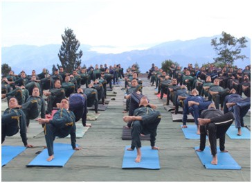Indian Army organized a two-day special yoga workshop on November 22 and 23 to commemorate the Silver Jubilee of Hornbill Festival at Zakhama Military Station, Kohima.