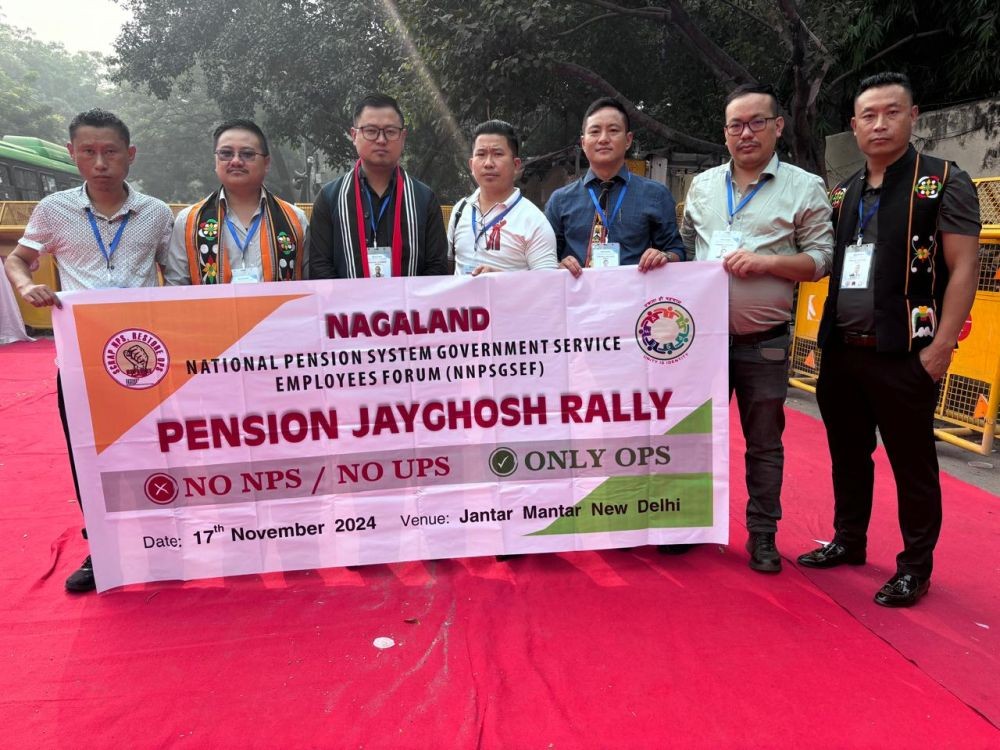 The NNPSGSEF delegation attended Jayghosh maha rally at Jantar Mantar Delhi on November 17.