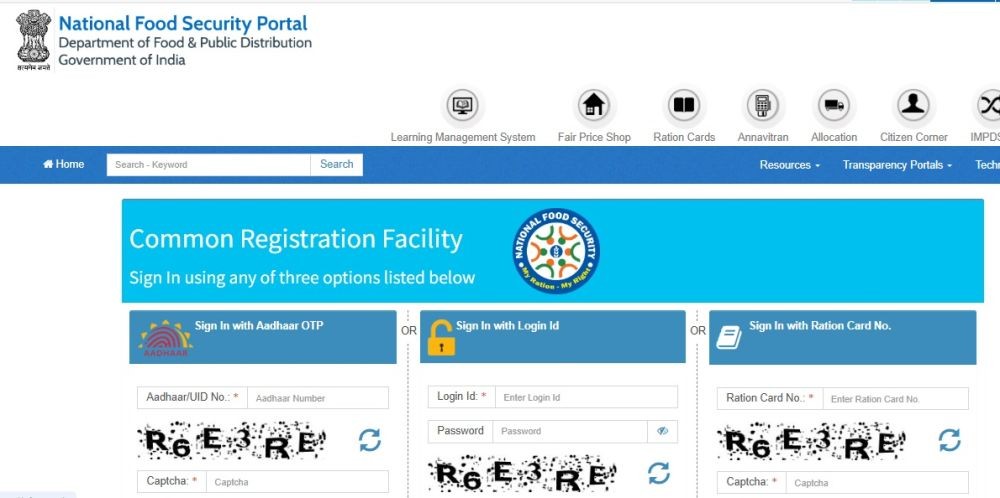 A sample of eKYC authentication on NFSA website.