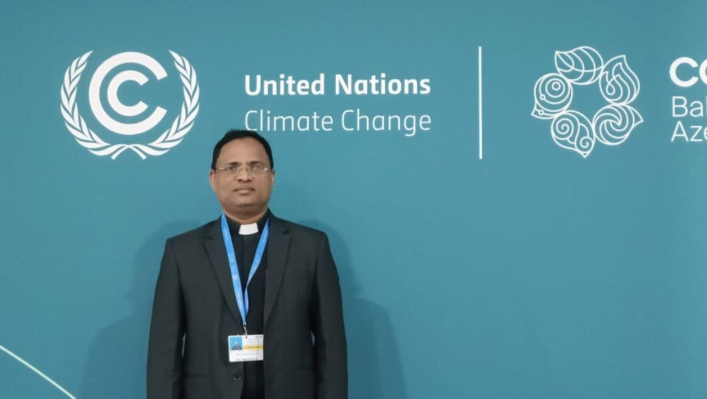 Fr Dr CP Anto, Director of Peace Channel and Principal of NEISSR who represented Nagaland at the COP29 summit in Azerbaijan as an observer and delegate.