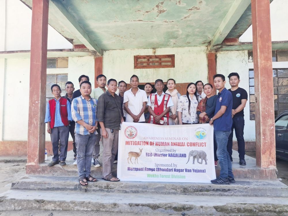 Eco Warriors-Nagaland along with the Village Leaders and the villagers.