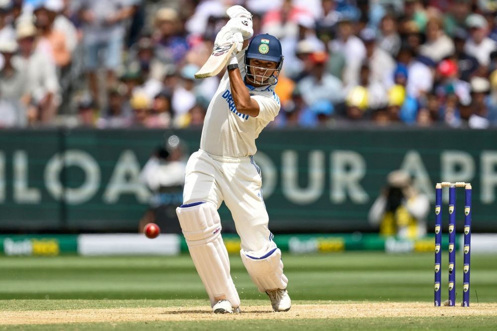 Melbourne: India's Yashasvi Jaiswal plays a shot during the first day of the fourth cricket Test between Australia and India at the Melbourne Cricket Ground, Melbourne, Australia, on Friday, December 27, 2024. (Photo: IANS/@BCCI)