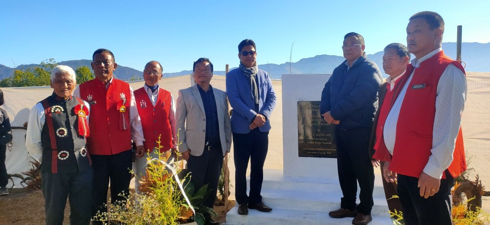 Minister G Kaito Aye along with other officials during the inauguration  event.