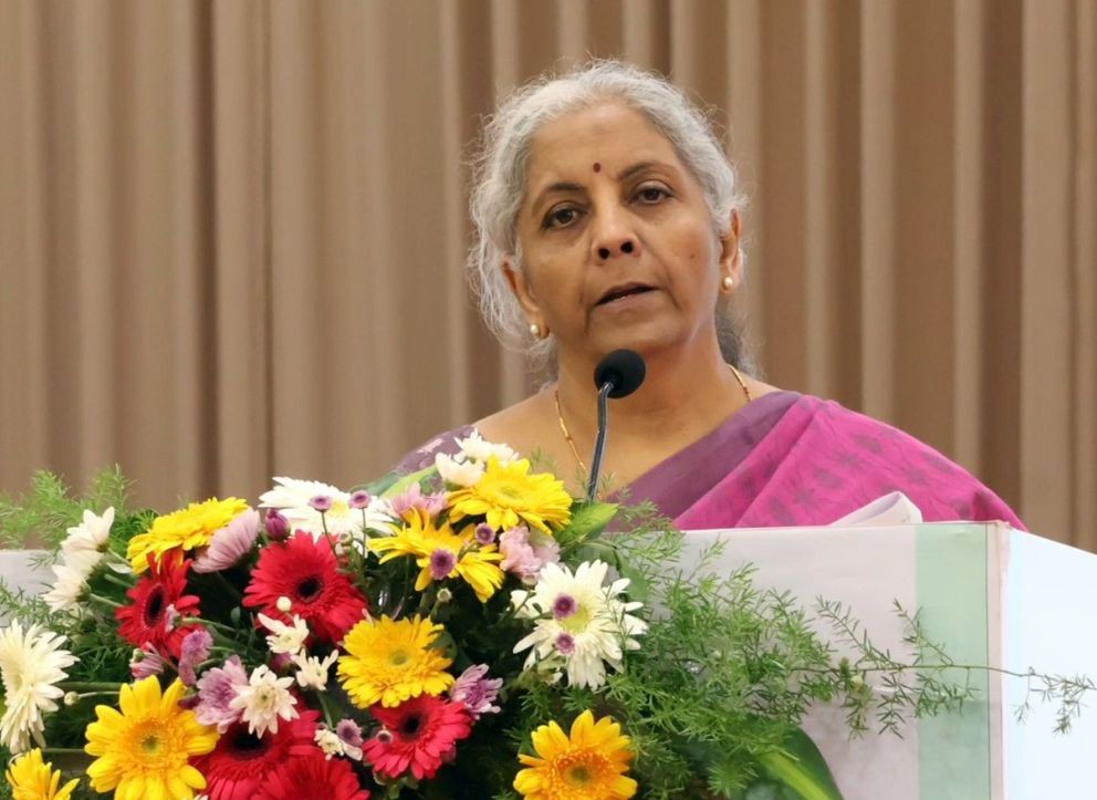 Coimbatore: Union Minister for Finance and Corporate Affairs, Nirmala Sitharaman during her interaction with MSMEs and the Chamber of Commerce of Coimbatore on Wednesday, September 11, 2024. (Photo: IANS)