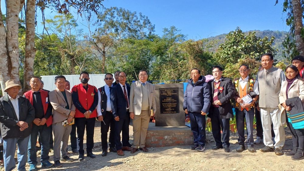 MLA Dr Sukhato A Sema and others during 50th anniversary of Unified/Undivided Naga Nationalist Last Camp on December 13.