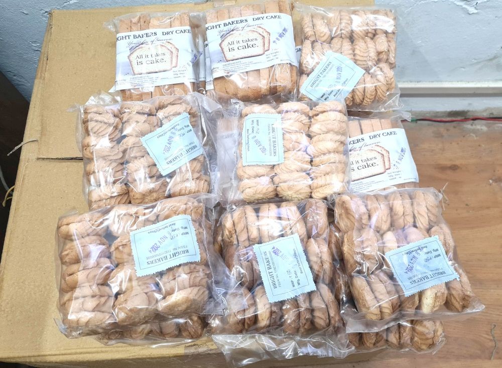 Expired bakery products seized by the Food Safety Officials during inspection of hotels, restaurants, tea stalls and bakeries within Kohima town on December 17.