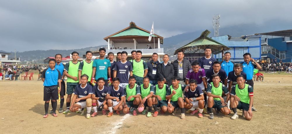 Renbomo Ezung Additional Deputy Commissioner Wokha graced the second semifinal match as the match patron on January 21.
