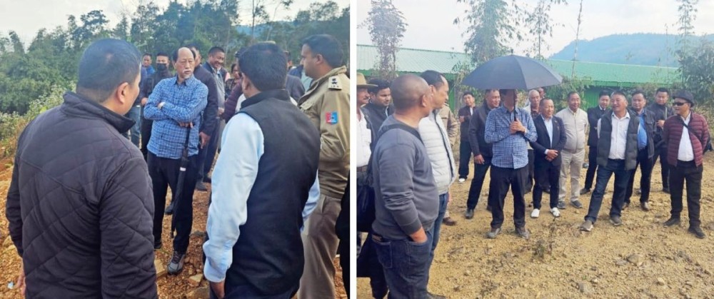 Chief Minister of Nagaland, Neiphiu Rio during the visit to the Konyak Heritage Site at Mon on January 20. (Photo Courtesy: X)
