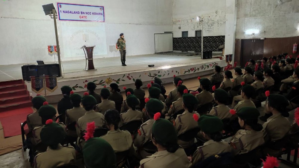 Combined Annual Training Camp for NCC Cadets from the state of Nagaland commenced at Wokha under the aegis of NCC Group Kohima.